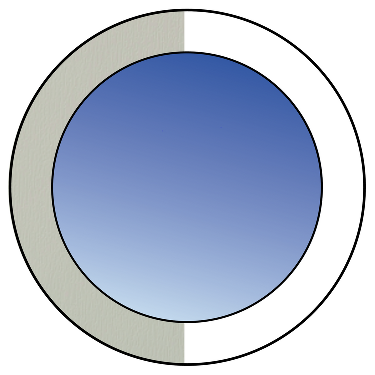 Agate Grey on White