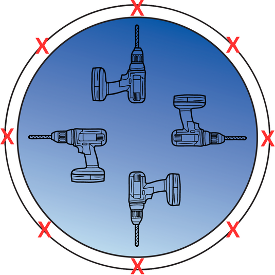 DRILL & SCREW METHOD